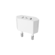 Adaptor stecher SUA China Japonia -> priza Europa (Romania) alb Adaptor stecher SUA China Japonia -> priza Europa (Romania) alb