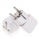 Adaptor stecher SUA China Marea Britanie Japonia Australia Noua Zeelanda Irlanda -> priza Europa (Romania) , culoare alb Adaptor stecher SUA China Marea Britanie Japonia Australia Noua Zeelanda Irlanda -> priza Europa (Romania) , culoare alb