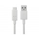 Cablu de transfer date USB - USB Type-C (culoare alba)