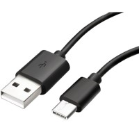 Cablu de transfer date USB - USB Type-C (culoare neagra) Cablu de transfer date USB - USB Type-C (culoare neagra)