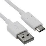 Cablu de transfer date USB - USB Type-C (culoare alba) Cablu de transfer date USB - USB Type-C (culoare alba)