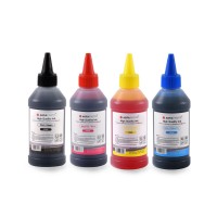 Set de 4 culori cerneala HP Agfa Photo in flacoane de cate 100ml cu capac picurator- black cyan magenta yellow (negru albastru rosu galben) Set de 4 culori cerneala HP Agfa Photo in flacoane de cate 100ml cu capac picurator- black cyan magenta yellow (negru albastru rosu galben)