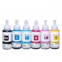 Set de 6 culori cerneala compatibila Epson sticlute 100ml - black cyan magenta yellow light magenta si light cyan (negru albastru rosu galben turcoaz roz) Set de 6 culori cerneala compatibila Epson sticlute 100ml - black cyan magenta yellow light magenta si light cyan (negru albastru rosu galben turcoaz roz)