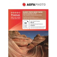 Hartie foto lucioasa AGFA format A4 210g/mp - pachet 50 coli POLYBAG Hartie foto lucioasa AGFA format A4 210g/mp - pachet 50 coli POLYBAG