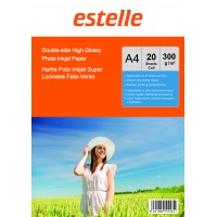 Hartie foto super lucioasa A4 fata-verso (double sided) 300 g / mp - pachet de 20 de coli Hartie foto super lucioasa A4 fata-verso (double sided) 300 g / mp - pachet de 20 de coli
