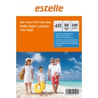 Hartie foto 4R (10 x 15) super lucioasa 240g - pachet 50 de coli Hartie foto 4R (10 x 15) super lucioasa 240g - pachet 50 de coli