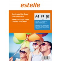 Hartie foto super lucioasa A4 fata-verso (double sided) 220 g / mp - pachet de 20 de coli Hartie foto super lucioasa A4 fata-verso (double sided) 220 g / mp - pachet de 20 de coli