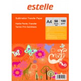 Hartie de transfer prin SUBLIMARE pentru tricouri, sepci, fete de perna, cani, ceramica - format A4 100g/mp - pachet 50 coli Hartie de transfer prin SUBLIMARE pentru tricouri, sepci, fete de perna, cani, ceramica - format A4 100g/mp - pachet 50 coli