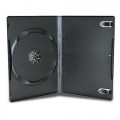 Carcasa DVD neagra 14mm calitate premium - machine packing Carcasa DVD neagra 14mm calitate premium - machine packing