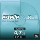 DVD+R 4.7GB estelle 8x cu carcasa slimCD DVD+R 4.7GB estelle 8x cu carcasa slimCD